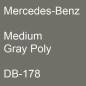 Preview: Mercedes-Benz, Medium Gray Poly, DB-178.